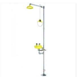 ENCON COMBINATION SHOWER/   EYEWASH WITH S/S PIPING  & YELLO BOWL®