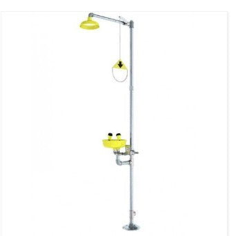 ENCON COMBINATION SHOWER/   EYEWASH WITH S/S PIPING  & YELLO BOWL®