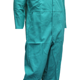 Coveralls: 9 oz. Green FR Cotton Westex®