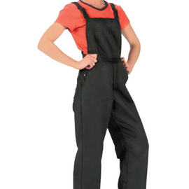 Bib Overalls: 11 oz. Black CarbonX® - Chicago Protective Apparel