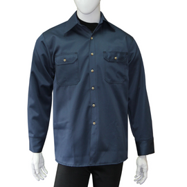 FR Shirts Button Front, 2-pocket style: 8.5 oz. Navy Vinex® Westex®