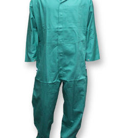 Coveralls: 9 oz. Green FR Cotton Westex®