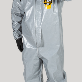 Kappler Zytron® 200 Coverall  Z2B428 Typical Applications: Chemical handling, petrochemical operations, hazardous material clean-up and remediation. Sold as a case, qty 12 in a case. Please choose size.
