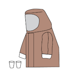 Kappler Zytron® 300 Half C Jacket Z3H763 Hazmat response, military operations, law enforcement drug response, chemical handling, petrochemical handling and maintenance. Sold by the case.