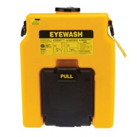 Gravity Fed Eyewash Industry Standard Yellow, Minimum 15 Minute Non-Injurious Stream