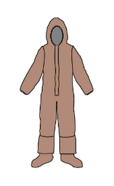 Kappler Zytron® 300 1990 (1992) Certified Coverall Z3H426-92 Hazmat response, military operations, law enforcement drug response, chemical handling, petrochemical handling and maintenance. Sold by the case.