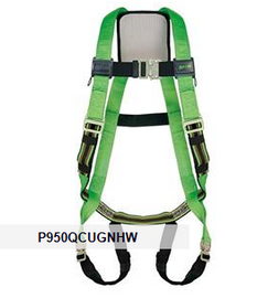 Honeywell Miller® DuraFlex™ Python™ Ultra Harness, Standard, Lime/Black, 1/Each