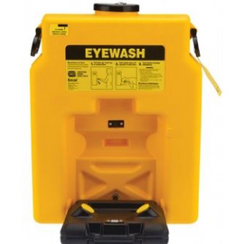 Gravity Fed Eyewash Industry Standard Yellow, Minimum 15 Minute Non-Injurious Stream