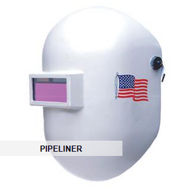 Honeywell Pipeliner Superglas Welding Helmet - with Ratchet Headgear