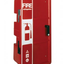 Fire Extinguisher Wall Case With Solid Door