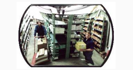 Klear-Vu® Roundtangular Convex Mirrors - Acrylic Lens/Galvanized Back