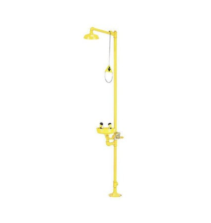 ENCON COMBINATION SHOWER &     EYEWASH W/ YELLO-BOWL®  & POLANE® COATING