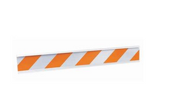 Cortina T-Board Rail, 6'L x 8" H x 2"D, Orange/White
