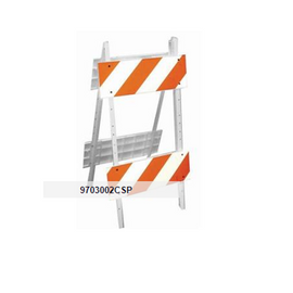 Cortina Steelcade Barricade 45" x 24". Orange/white