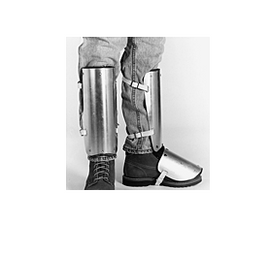 Ellwood Aluminum Alloy Shin-Instep Guard Fastened with Web Straps