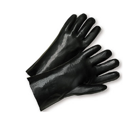 West Chester 10" PVC Dipped Glove with Interlock Liner and Smooth Finish