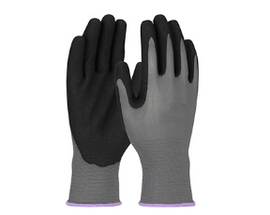 West Chester G-Tek GP Seamless Knit Polyester Glove with Nitrile Coated MicroSurface Grip on Palm & Fingers  - Price per dozen