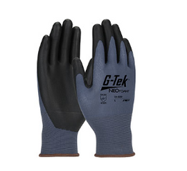 West Chester G-Tek NeoFoam Seamless Nylon Glove with NeoFoam Coated Palm & Fingers - Touchscreen Compatible - Price per dozen