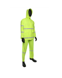 West Chester PIP 3 Piece Rainsuit Hi Visibility