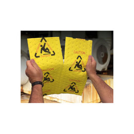 Meltblown Technologies Hi-Vis Caution Pad - 100/Bale