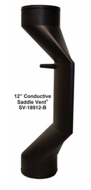 Air Systems Conductive Saddle Vent® - Black (hazardous locations) or Orange (non-hazardous locations)