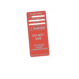 Brady® Scafftag® Danger Inserts, Red - 100 per package