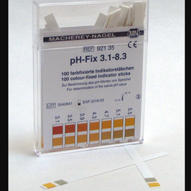 CTL Scientific PH-FIX  3.1-8.3 - box of 100 strips (6 x 85 mm)  - Hazardous : N
