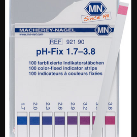CTL Scientific PH-FIX  1.7-3.8 - box of 100 strips (6 x 85 mm)  - Hazardous : N
