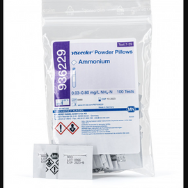 CTL Scientific  VISOCOLOR Powder Pillows Ammonium reagent set for photometric determination measuring range: 0.02-0.80 mg/L NH4-N 100 determinations - pack of 100 powder pillows  - Hazardous : N