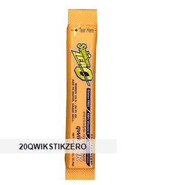 Sqwincher® Qwik Stik® Zero Single Serve, 0.11 oz Packs, 20 oz Yield, Choose Desired Flavor