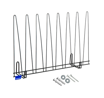 Rackem Safety Glove Rack, Dark Green PVC-Coated for high moisture & chemicals -  Holds 4 Pairs
