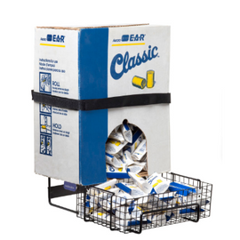 Rackem Safety Foam Earplug Dispenser Box Rack w/Anti-spill wire Tray