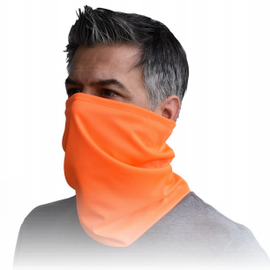 Radians 100% Polyester Neck Gaiter - Orange - 25 per pack