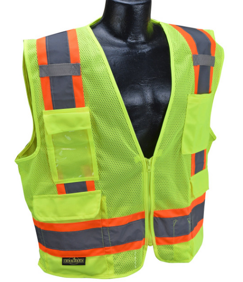 Radians SV6 Type R Class 2 Two Tone Surveyor Safety Vest - Mesh