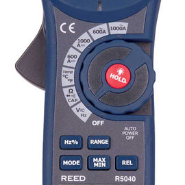 REED R5040 1000A True RMS AC/DC Clamp Meter with NCV
