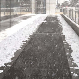 HeatTrak PRO Industrial Snow/Ice Melting Walkway & Stair Mats - Call for options and pricing