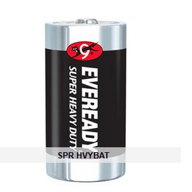 Eveready® Super Heavy Duty C Batteries 2 per Pkg