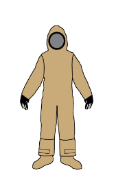 Kappler DuraChem® 500 NFPA 1990 (1994) Class 1 Hazmat and CBRN Protection. Class 1 & 2 Certified Vapor Non Encapsulating Suit Coverall D5H458-94 Please choose size and color.