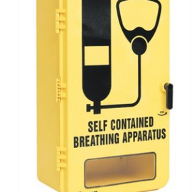 Single SCBA Wall Case Molded top shelf, Call for price