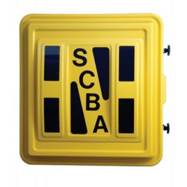 Dual SCBA Wall Case for wider harness ergonomic SCBA units-Call for price