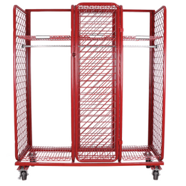 Single Sided Mobile Red Rack- Many options