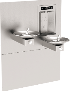 Haws RIVIVE™ Hydration Station™ Recessed Bottle Filler with HI-LO Fountains