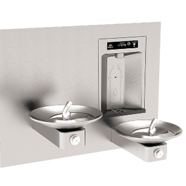 Haws RIVIVE™ Hydration Station™ Recessed Bottle Filler with HI-LO Fountains - Requires Rear Access to Unit