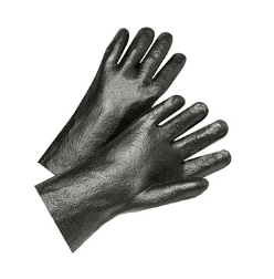 West Chester 10" PVC Dipped Glove with Interlock Liner and Semi-Rough Finish
