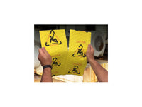 Meltblown Technologies Hi-Vis Caution Pad - 100/Bale