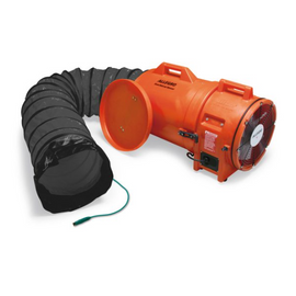 Allegro 12" Axial Explosion-Proof (EX) Plastic Blower with Canister & 25' Ducting