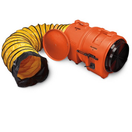 Allegro 16" Axial AC Plastic Blower with Canister & 25' Ducting