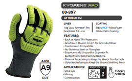 Armor Guys  Kyorene® Pro Cut Resistant Gloves with A9 Liner - Price per dozen
