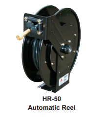 Air Systems Hose Reel Cart With Hose Stop - Automatic or Manual Rewind