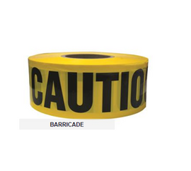 TruForce Tape "Caution" Yellow/Black, 3" x 1000'